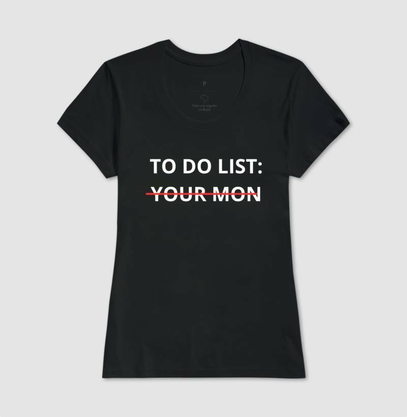 Camiseta To-Do List